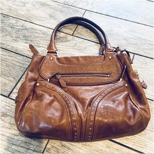Cole Haan brown leather handbag purse